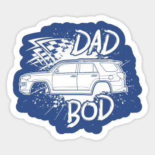 Toyota 4-Runner Dad Bod Funny T-Shirt Outdoors Sticker